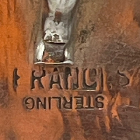 Navajo Butterfly sterling stone brooch - Picture 5 of 5